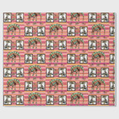 Glanzend wrapppapier, Afrikaanse vrouwenkrans Cadeaupapier (Vlak)