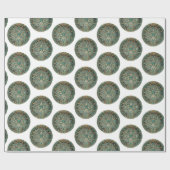 Glanzend wrapppapier, Aztec Cadeaupapier (Vlak)