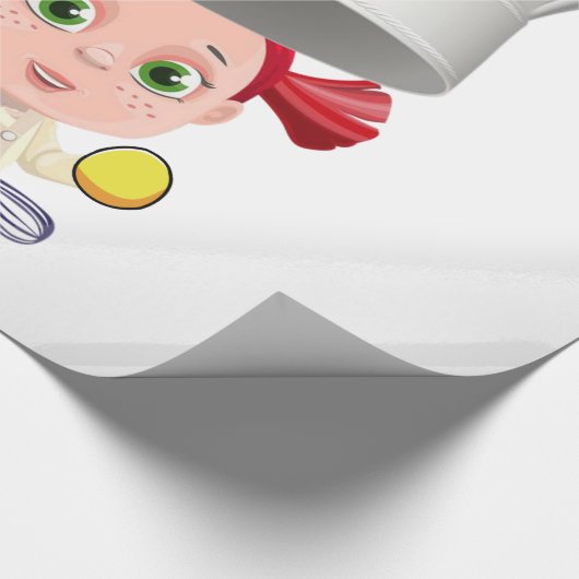 Glanzend wrapppapier, bakkerijkwas cadeaupapier (Hoek)