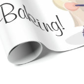 Glanzend wrapppapier, bakkerijkwas cadeaupapier (Rol Hoek)