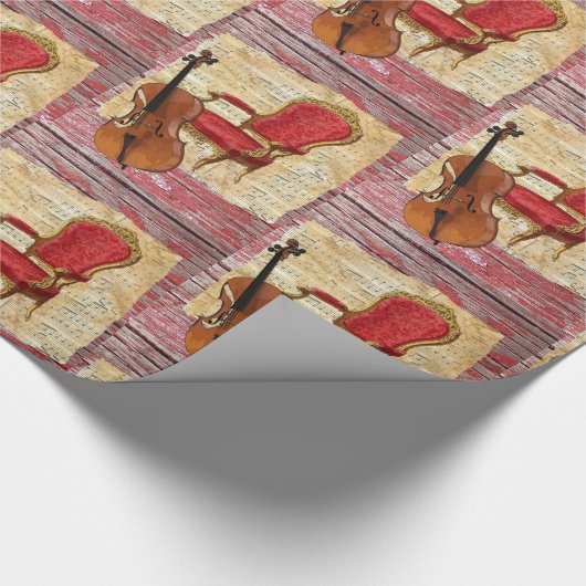 Glanzend wrapppapier, Cello Victoriaans Cadeaupapier (Hoek)