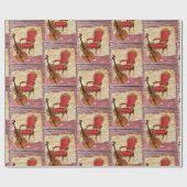 Glanzend wrapppapier, Cello Victoriaans Cadeaupapier (Vlak)