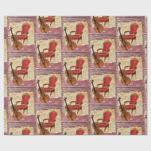 Glanzend wrapppapier, Cello Victoriaans Cadeaupapier (Vlak)