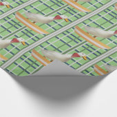 Glanzend wrapppapier Duck Green Play Cadeaupapier (Hoek)