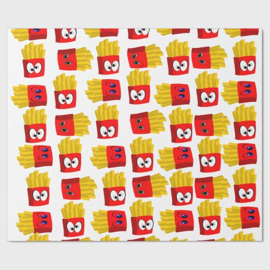 Glanzend wrapppapier, Franse groeven Cadeaupapier (Vlak)