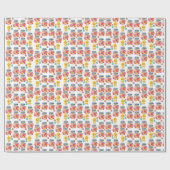 Glanzend wrapppapier Jellyboon Cadeaupapier (Vlak)