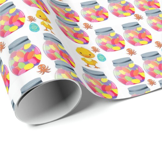 Glanzend wrapppapier Jellyboon Cadeaupapier (Rol Hoek)