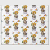 Glanzend wrapppapier, keukendoos cadeaupapier (Vlak)