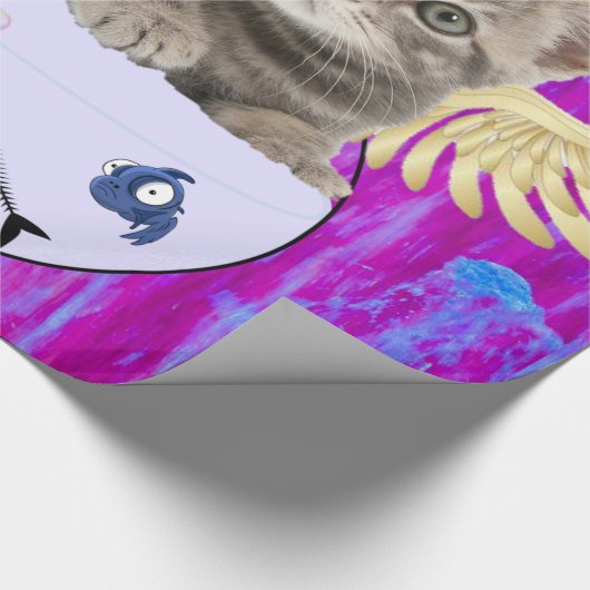 Glanzend wrapppapier, keukenmantel cadeaupapier (Hoek)