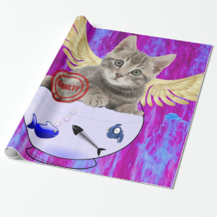 Glanzend wrapppapier, keukenmantel cadeaupapier