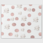 Glanzend wrapppapier Live Laugh Love Roos Cadeaupapier (Vlak)