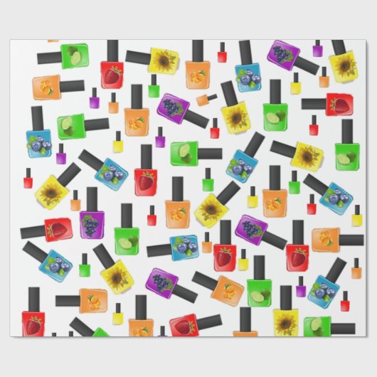 Glanzend wrapppapier, nagelPoolse kleuren Cadeaupapier (Vlak)