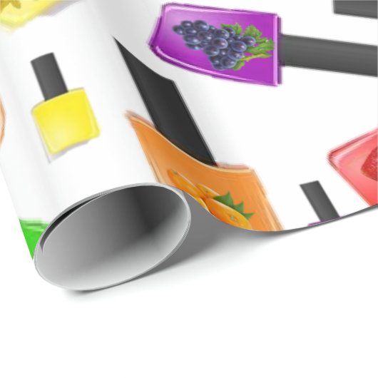 Glanzend wrapppapier, nagelPoolse kleuren Cadeaupapier (Rol Hoek)