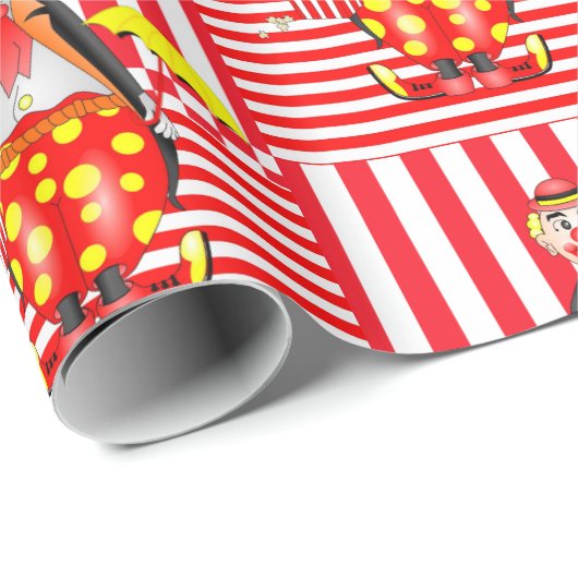 Glanzend wrapppapier, rode strepe popcorn cadeaupapier (Rol Hoek)