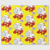 Glanzend wrapppapier, schapenvlees, keukenpapier,  cadeaupapier (Vlak)