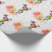 Glanzend wrapppapier, skateboardpapier cadeaupapier (Hoek)