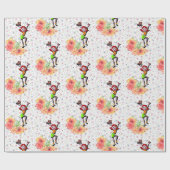 Glanzend wrapppapier, skateboardpapier cadeaupapier (Vlak)