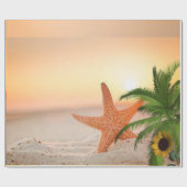 Glanzend wrapppapier Starfish Beach Cadeaupapier (Vlak)