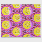 Glanzend wrapppapier, Sun Moon Cadeaupapier (Vlak)