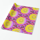 Glanzend wrapppapier, Sun Moon Cadeaupapier (Uitgerold)