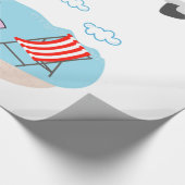 Glanzend wrapppapier, vleermuizen met doorsnede cadeaupapier (Hoek)