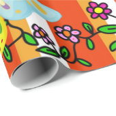 Glanzend wrapppapier, wortelband 100% Vegan Cadeaupapier (Rol Hoek)