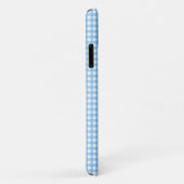 glanzend zwart dagblad op gingham Case-Mate iPhone case (Achterkant/rechts)