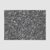 Glanzend zwart glitter tissuepapier (Voorkant)