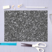 Glanzend zwart glitter tissuepapier (Craft)