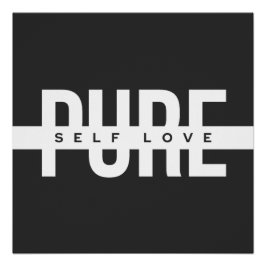 Glanzend zwart-wit Poster