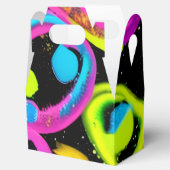 glanzende Abstracte kunst Bedankdoosjes (Geopend)