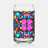 glanzende Abstracte kunst Blikvorm Glas (Voorkant)