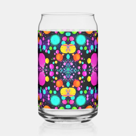 glanzende Abstracte kunst Blikvorm Glas (Links)