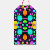 glanzende Abstracte kunst Cadeaulabel (Voorkant)