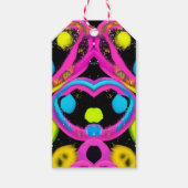 glanzende Abstracte kunst Cadeaulabel (Voorkant)