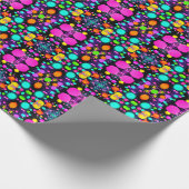 glanzende Abstracte kunst Cadeaupapier (Hoek)