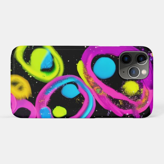 glanzende Abstracte kunst Case-Mate iPhone Case (Achterkant (horizontaal))