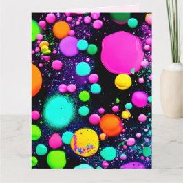 glanzende Abstracte kunst Kaart