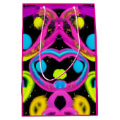glanzende Abstracte kunst Medium Cadeauzakje (Voorkant)