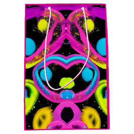 glanzende Abstracte kunst Medium Cadeauzakje