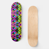 glanzende Abstracte kunst Persoonlijk Skateboard (Voorkant)