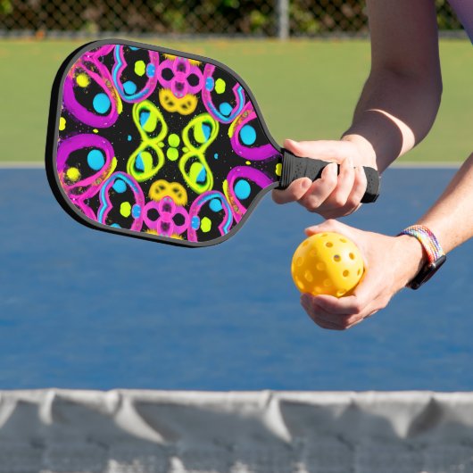 glanzende Abstracte kunst Pickleball Paddle (Insitu)