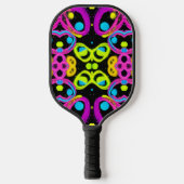 glanzende Abstracte kunst Pickleball Paddle (Voorkant)