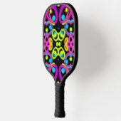 glanzende Abstracte kunst Pickleball Paddle (Links)