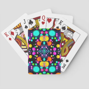 glanzende Abstracte kunst Pokerkaarten