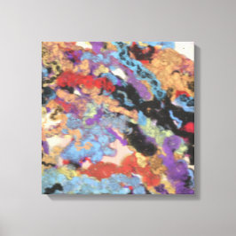 Glanzende Acrylschildering Canvas Afdruk