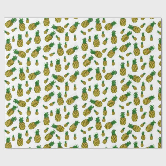 Glanzende anananas van papier (Vlak)