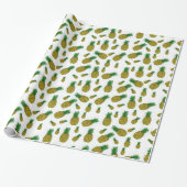 Glanzende anananas van papier (Uitgerold)