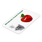 Glanzende Apple Clean Dishes Sign Magnet Magneet (Linkerzijde)