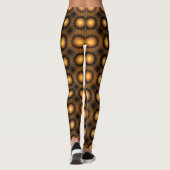 Glanzende ballen textuur leggings (Achterkant)